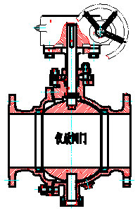 固定球阀结构图