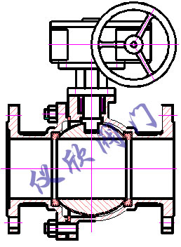 球阀结构图