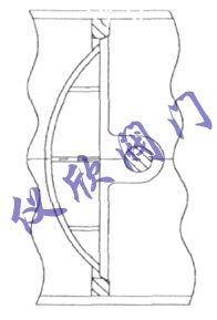 蝶阀密封副形式