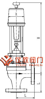 电动高压角型调节阀