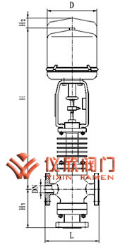 电动三通合流调节阀