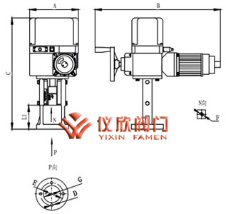 DKZ直行程电动执行器