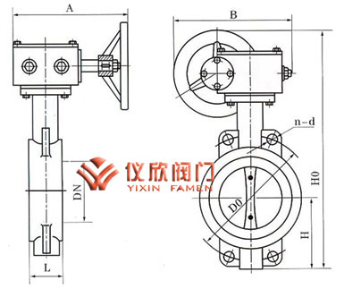 D373H硬密封对夹蝶阀