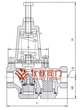 直接作用薄膜式减压阀