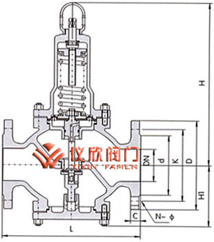 直接作用弹簧薄膜式减压阀