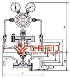先导活塞式气体减压阀