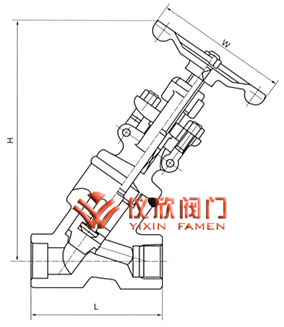 Y型锻钢截止阀