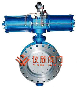 D643H气动多层次硬密封法兰蝶阀