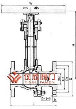 DQ41F/H低温球阀,结构图