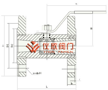 广式法兰球阀